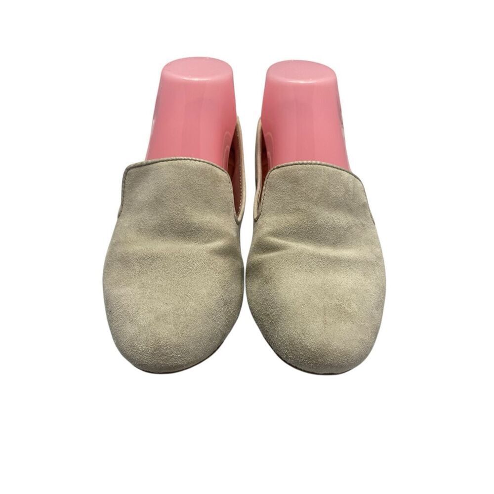 Birdies The Starling Shadow Tan Suede Slip On Quilted Cushion Sole Flats Wms Sz - Picture 2 of 8